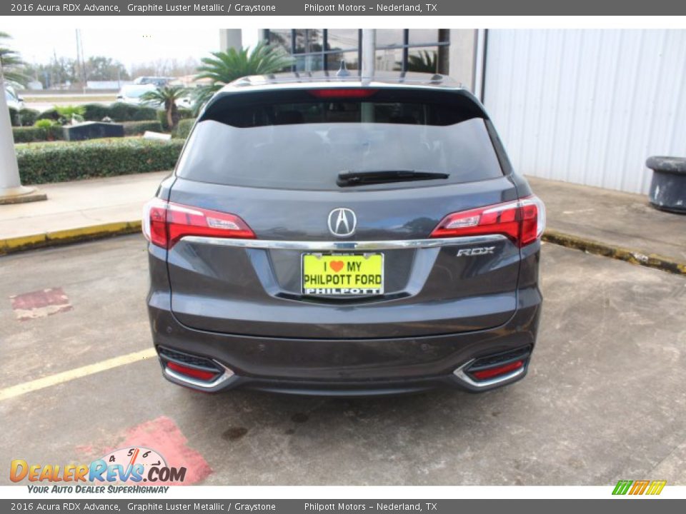 2016 Acura RDX Advance Graphite Luster Metallic / Graystone Photo #8