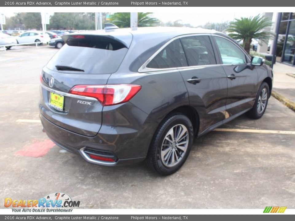 2016 Acura RDX Advance Graphite Luster Metallic / Graystone Photo #9