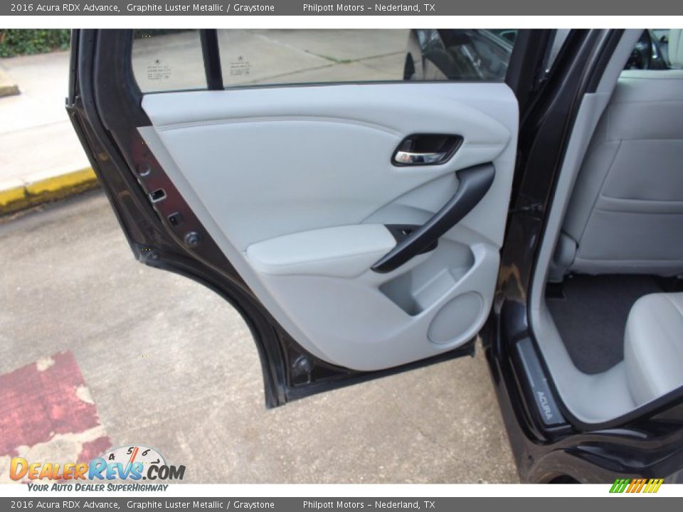 2016 Acura RDX Advance Graphite Luster Metallic / Graystone Photo #20