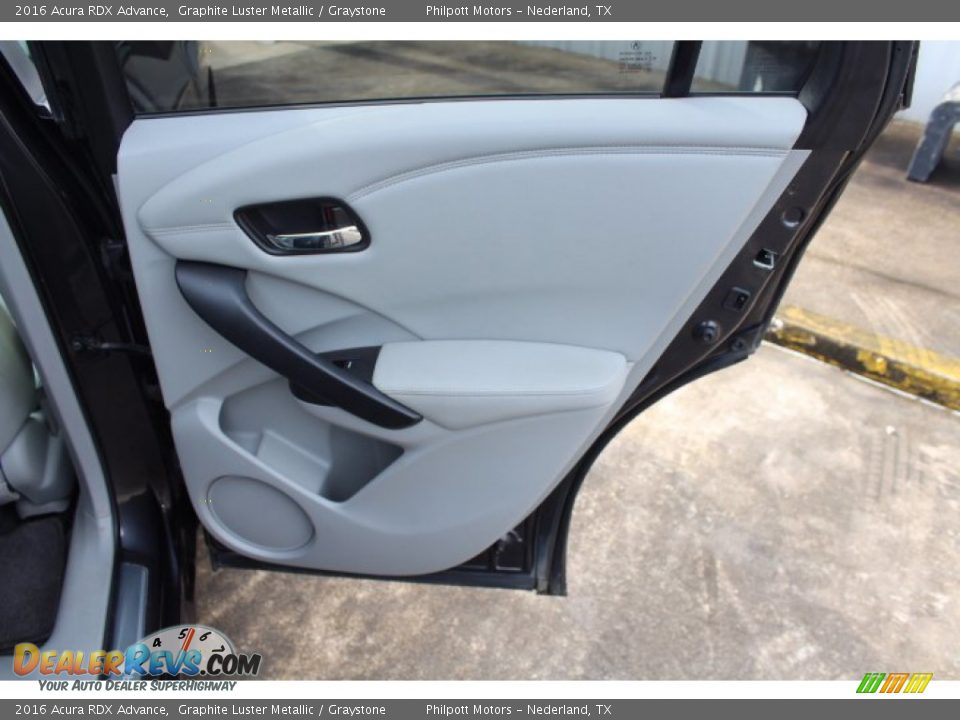 2016 Acura RDX Advance Graphite Luster Metallic / Graystone Photo #26