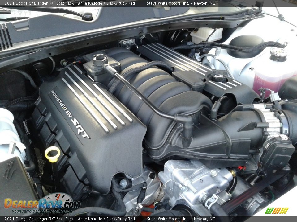 2021 Dodge Challenger R/T Scat Pack 392 SRT 6.4 Liter HEMI OHV-16 Valve VVT MDS V8 Engine Photo #9