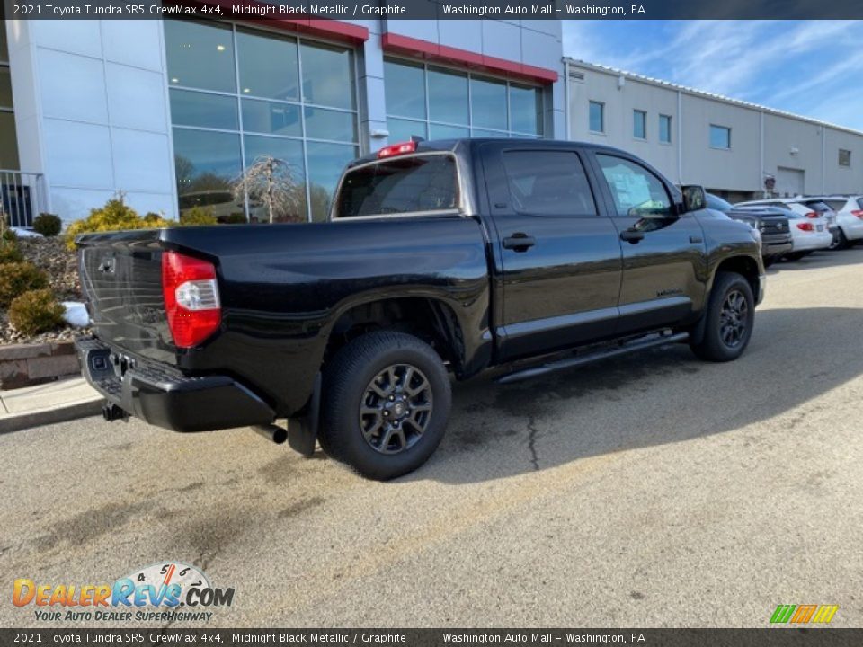 2021 Toyota Tundra SR5 CrewMax 4x4 Midnight Black Metallic / Graphite Photo #13