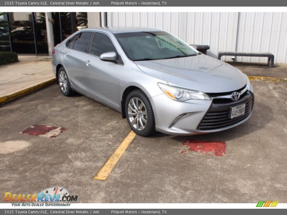 2015 Toyota Camry XLE Celestial Silver Metallic / Ash Photo #2