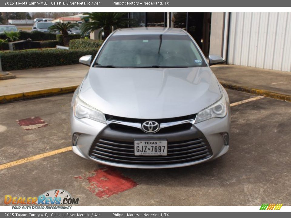 2015 Toyota Camry XLE Celestial Silver Metallic / Ash Photo #3