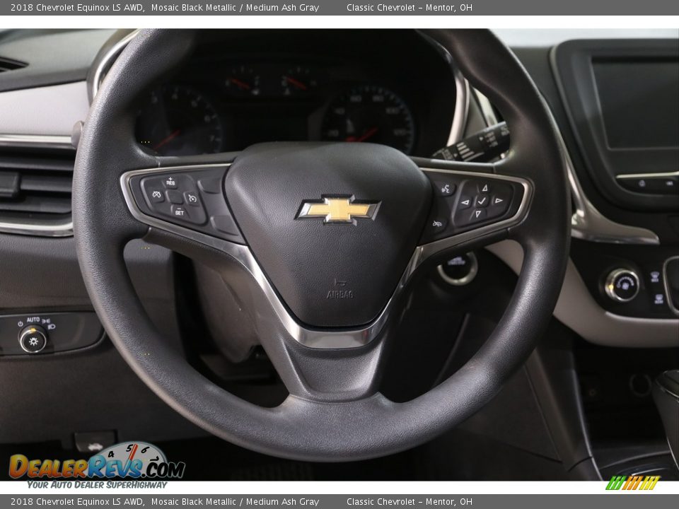 2018 Chevrolet Equinox LS AWD Mosaic Black Metallic / Medium Ash Gray Photo #6