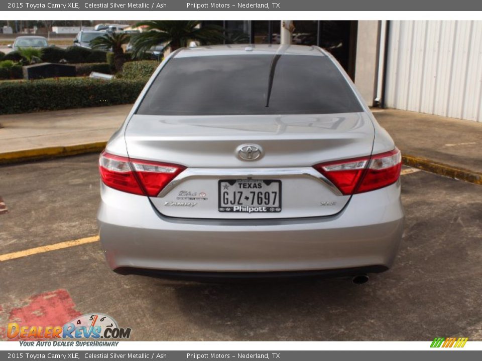 2015 Toyota Camry XLE Celestial Silver Metallic / Ash Photo #7
