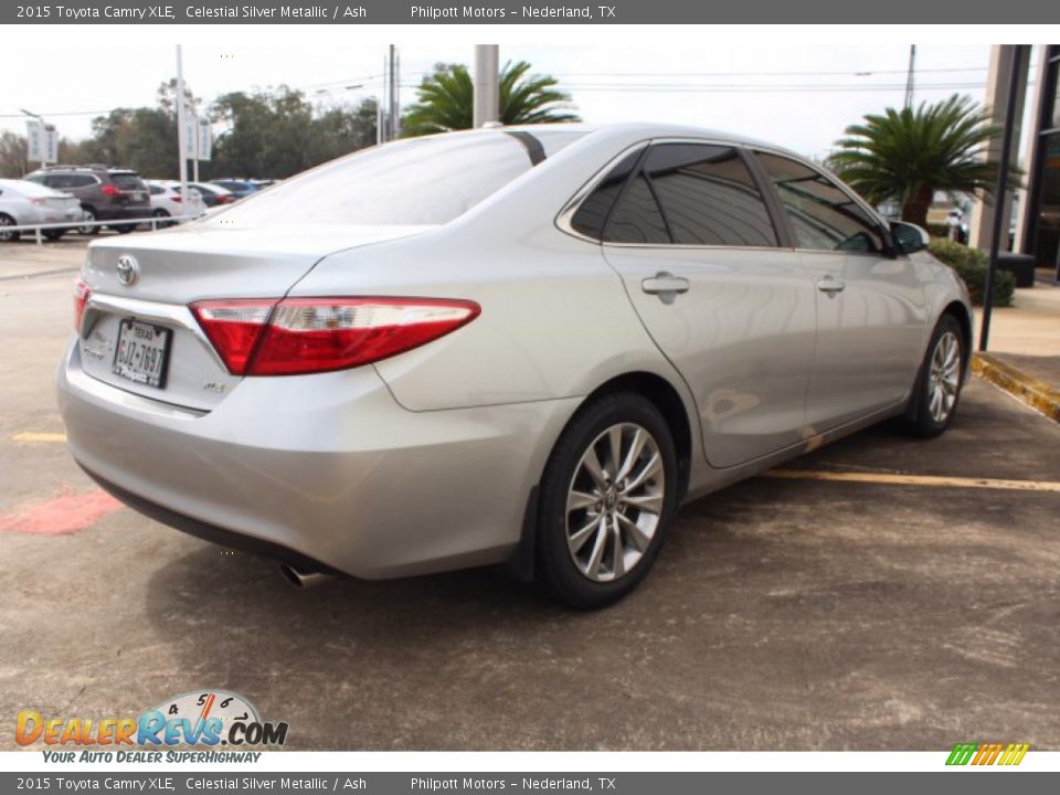 2015 Toyota Camry XLE Celestial Silver Metallic / Ash Photo #8