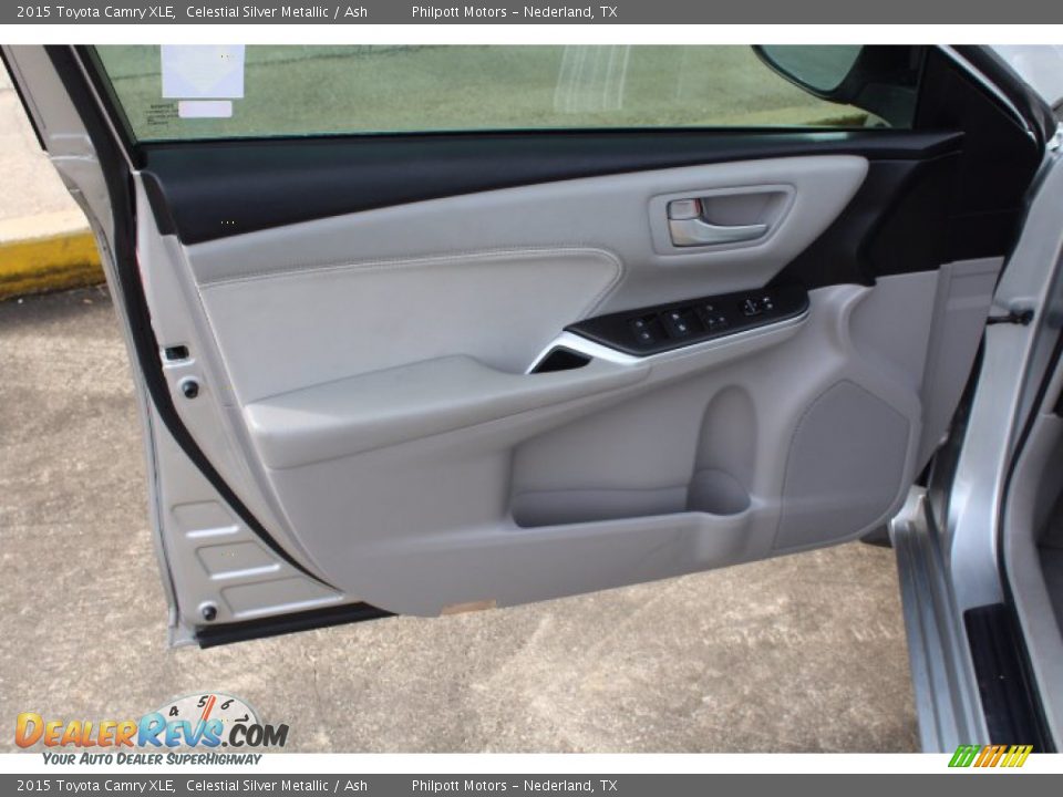 2015 Toyota Camry XLE Celestial Silver Metallic / Ash Photo #9