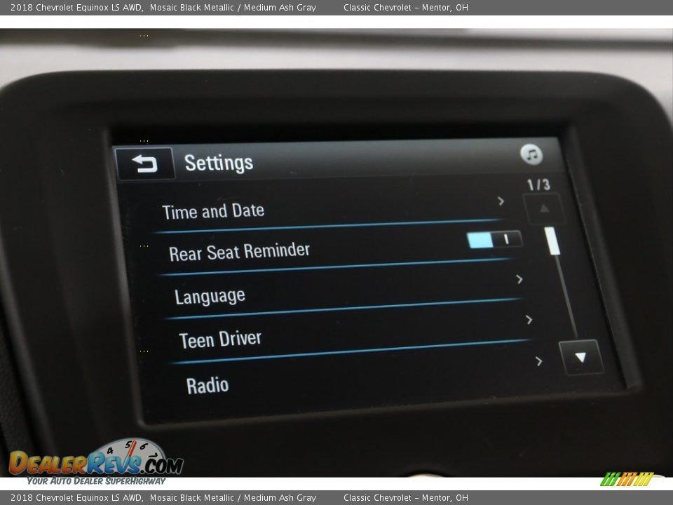 2018 Chevrolet Equinox LS AWD Mosaic Black Metallic / Medium Ash Gray Photo #12