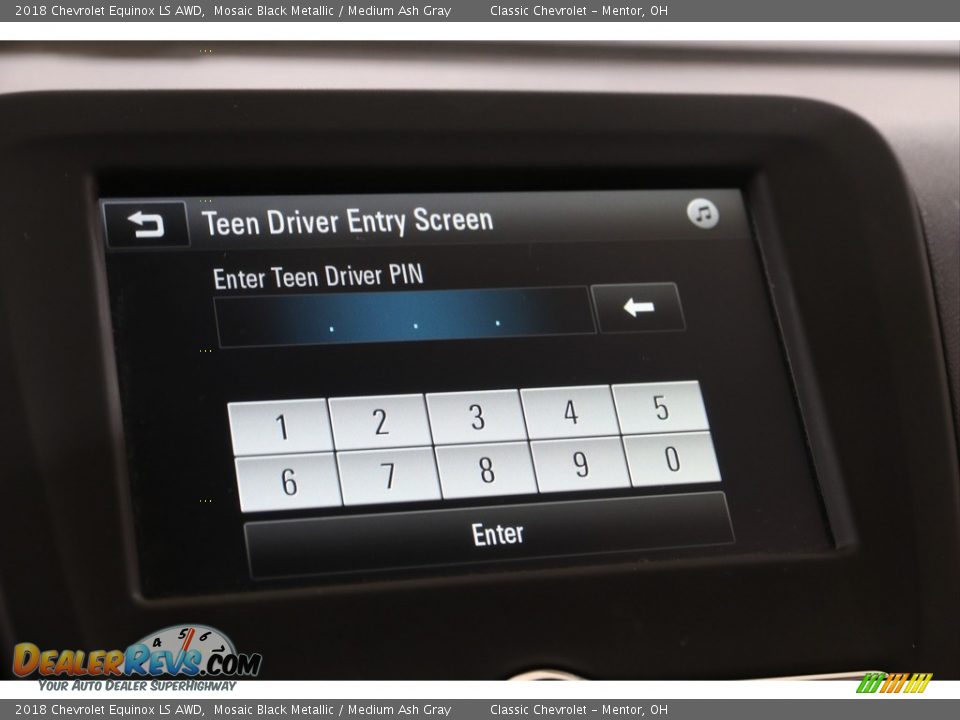 2018 Chevrolet Equinox LS AWD Mosaic Black Metallic / Medium Ash Gray Photo #14