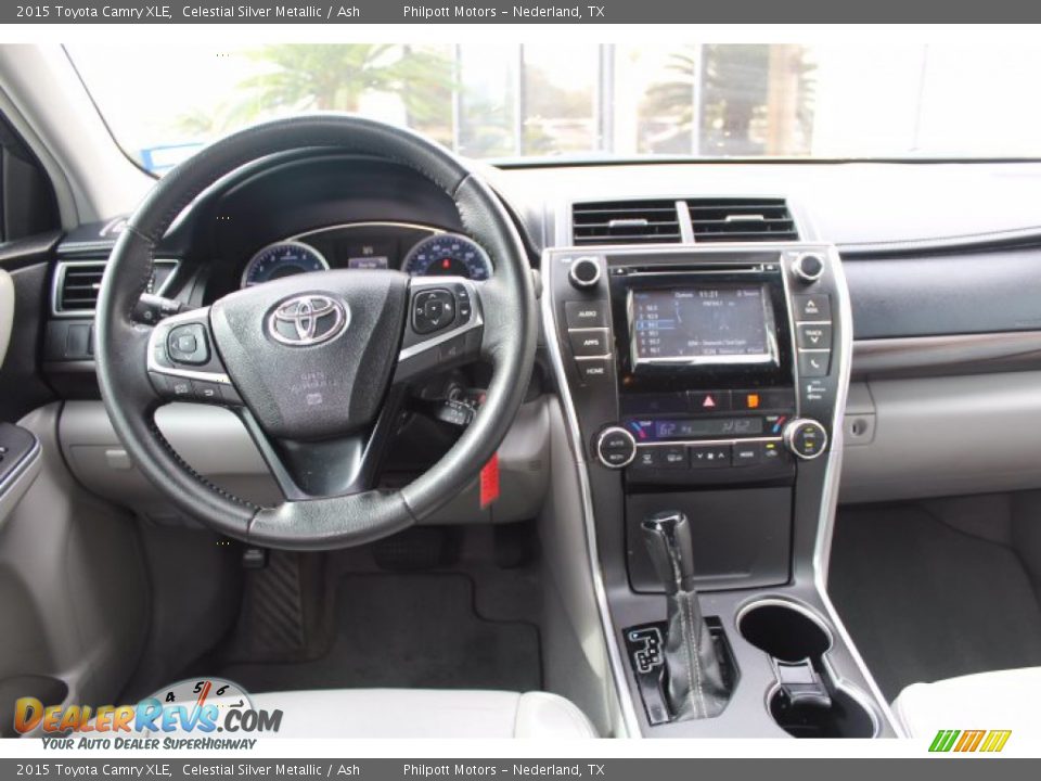 2015 Toyota Camry XLE Celestial Silver Metallic / Ash Photo #20