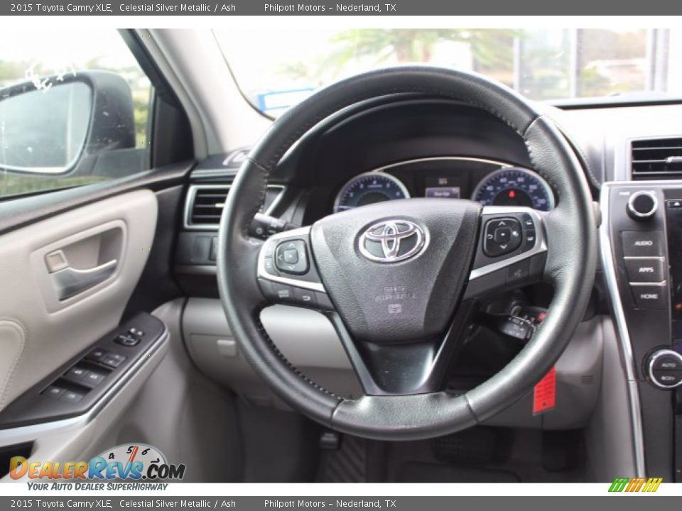 2015 Toyota Camry XLE Celestial Silver Metallic / Ash Photo #21