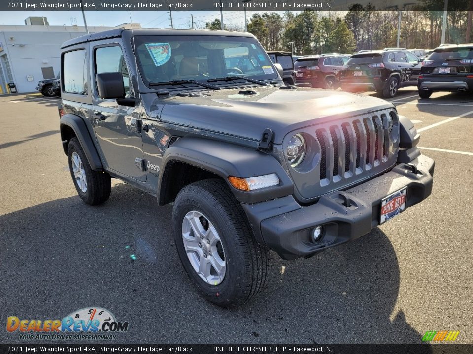 2021 Jeep Wrangler Sport 4x4 Sting-Gray / Heritage Tan/Black Photo #1