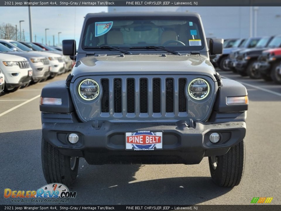 2021 Jeep Wrangler Sport 4x4 Sting-Gray / Heritage Tan/Black Photo #3