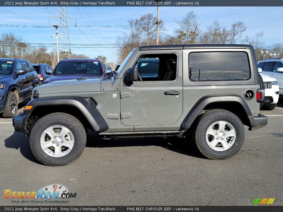 2021 Jeep Wrangler Sport 4x4 Sting-Gray / Heritage Tan/Black Photo #4