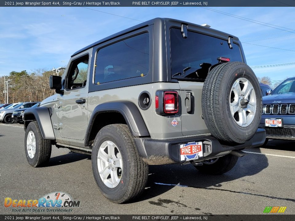2021 Jeep Wrangler Sport 4x4 Sting-Gray / Heritage Tan/Black Photo #6