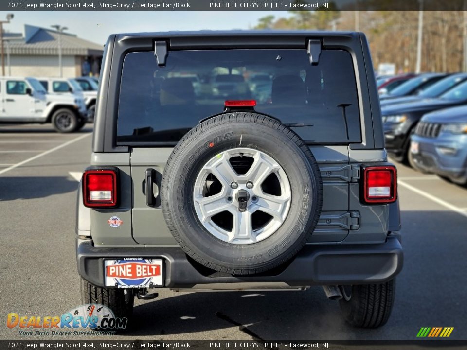 2021 Jeep Wrangler Sport 4x4 Sting-Gray / Heritage Tan/Black Photo #7