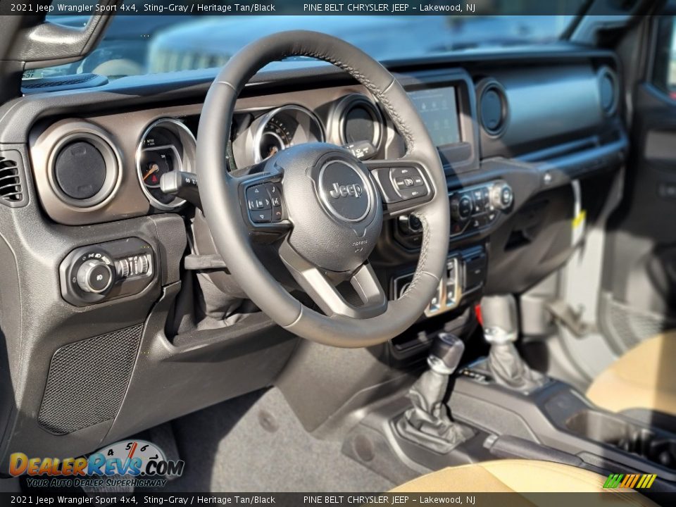 2021 Jeep Wrangler Sport 4x4 Sting-Gray / Heritage Tan/Black Photo #9