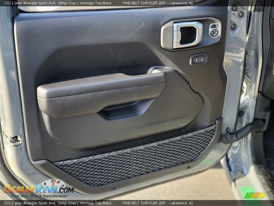 2021 Jeep Wrangler Sport 4x4 Sting-Gray / Heritage Tan/Black Photo #10