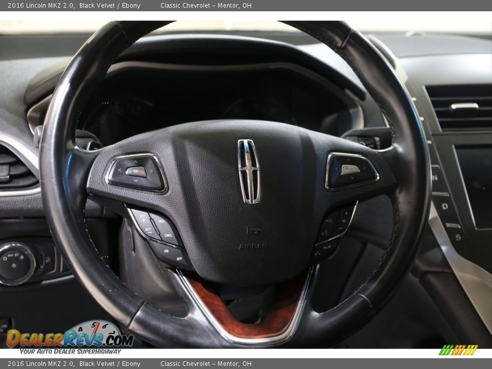 2016 Lincoln MKZ 2.0 Steering Wheel Photo #7