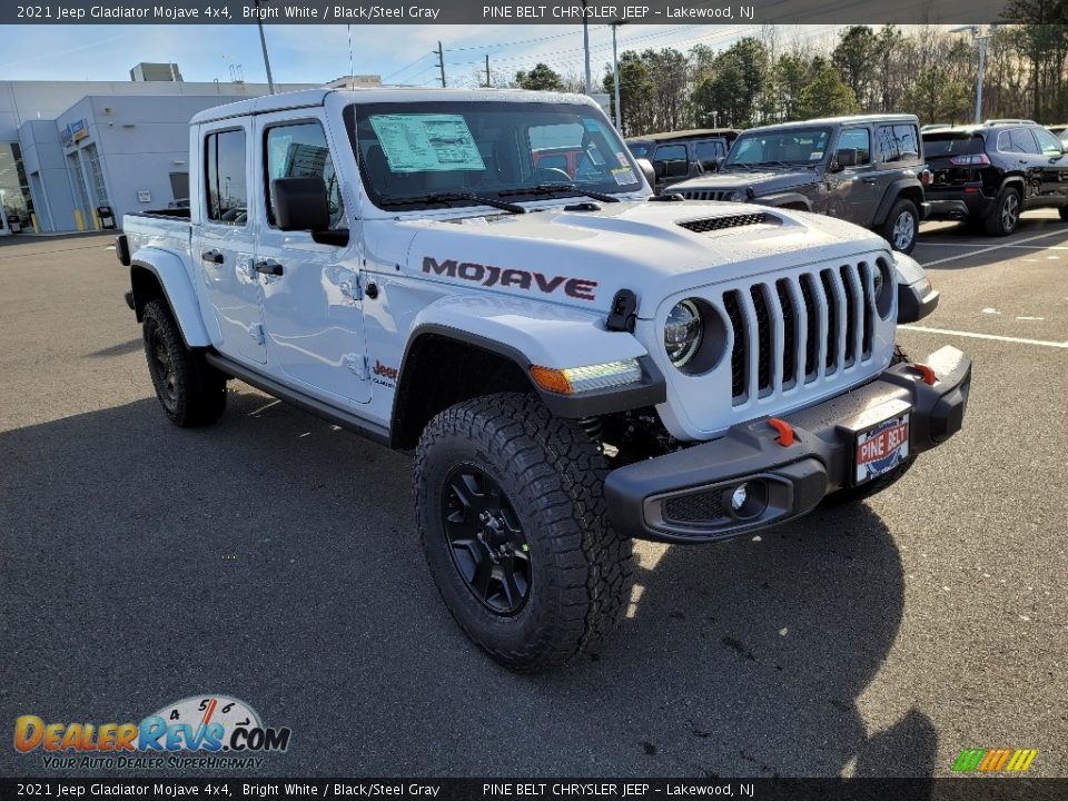 2021 Jeep Gladiator Mojave 4x4 Bright White / Black/Steel Gray Photo #1
