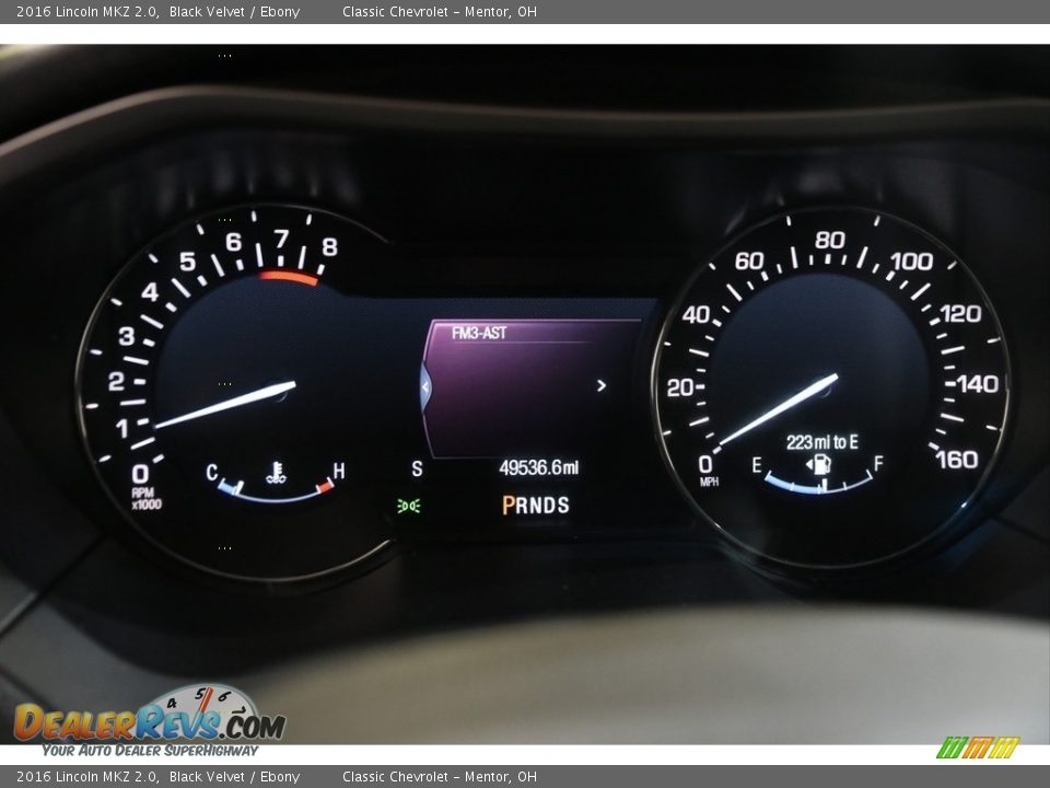 2016 Lincoln MKZ 2.0 Gauges Photo #8