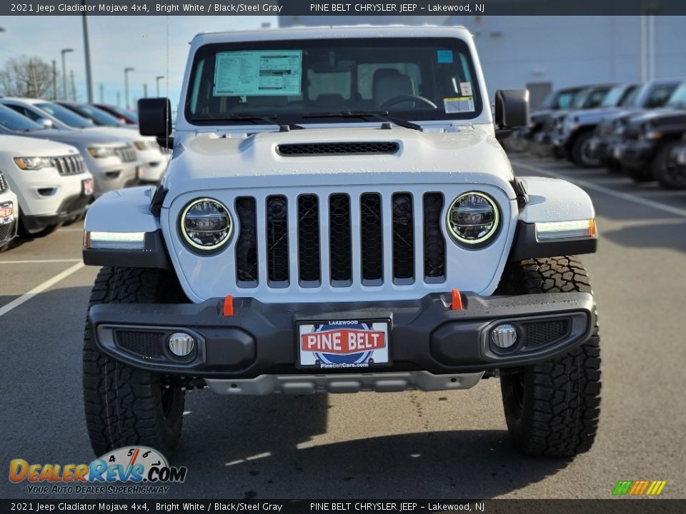 2021 Jeep Gladiator Mojave 4x4 Bright White / Black/Steel Gray Photo #3
