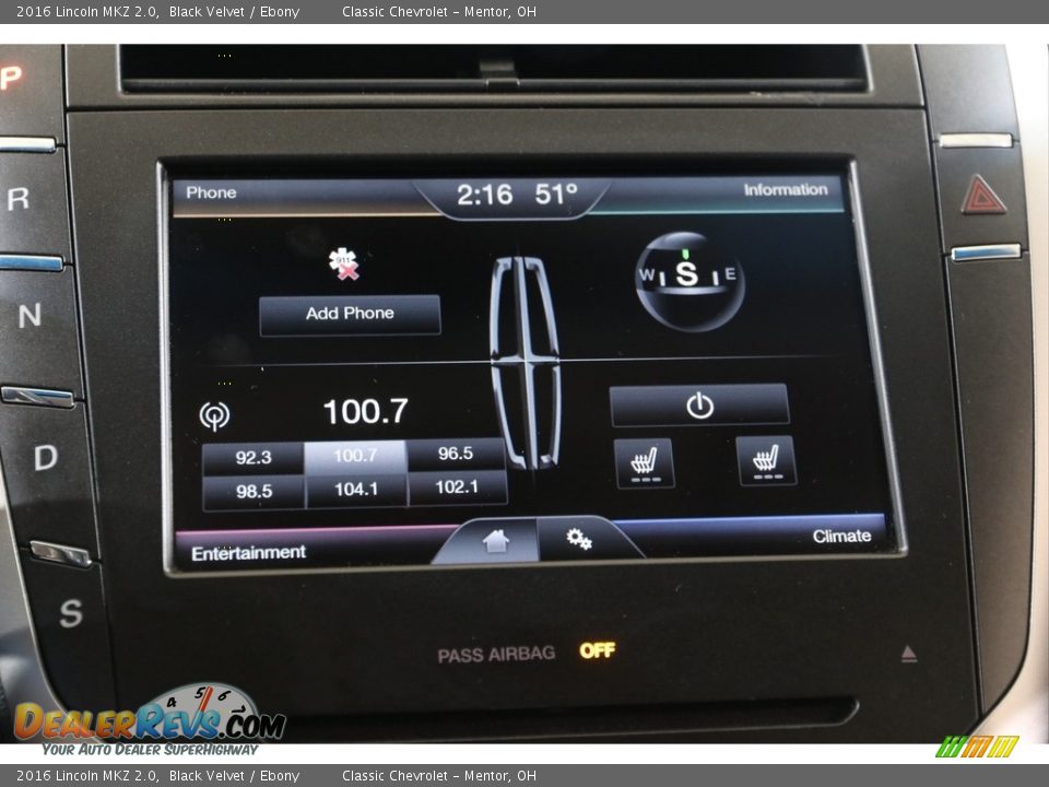 Audio System of 2016 Lincoln MKZ 2.0 Photo #10
