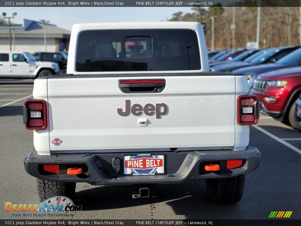 2021 Jeep Gladiator Mojave 4x4 Bright White / Black/Steel Gray Photo #9