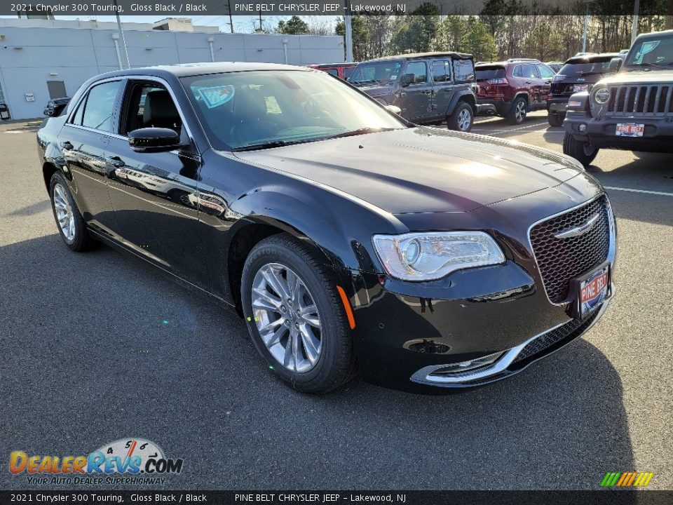 2021 Chrysler 300 Touring Gloss Black / Black Photo #1