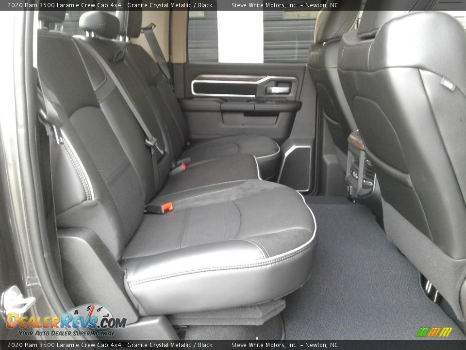 Rear Seat of 2020 Ram 3500 Laramie Crew Cab 4x4 Photo #17