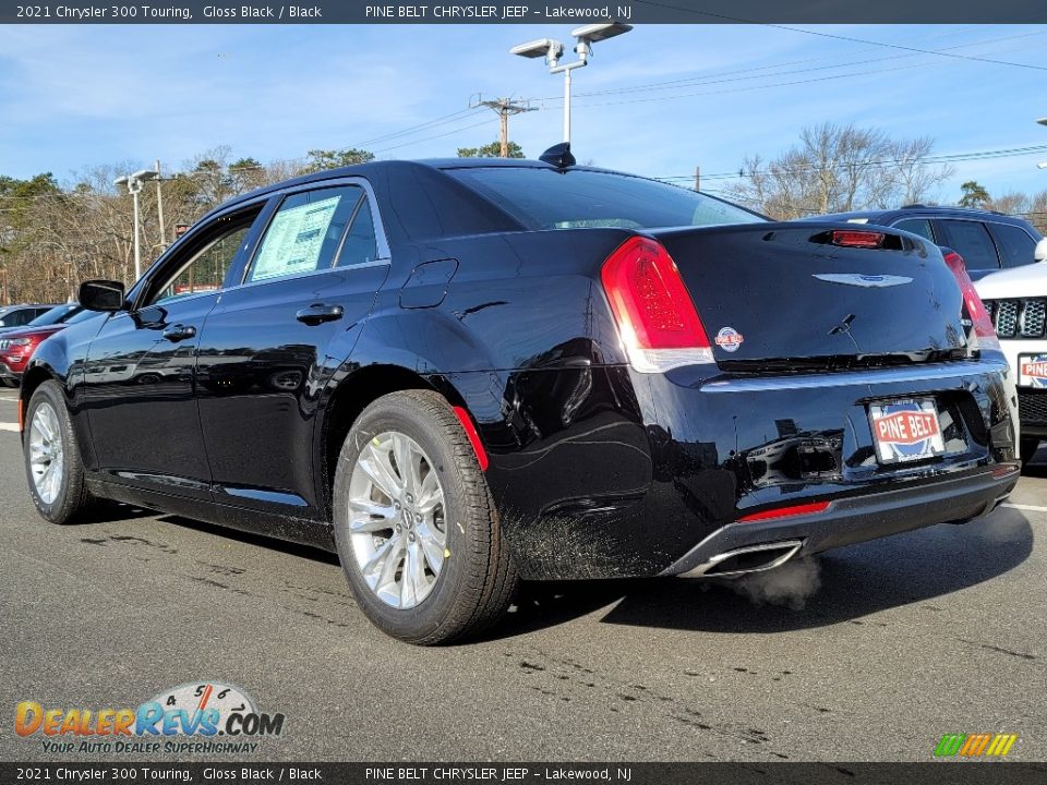 2021 Chrysler 300 Touring Gloss Black / Black Photo #6