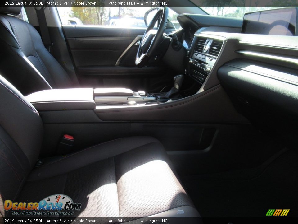 2019 Lexus RX 350L Atomic Silver / Noble Brown Photo #11
