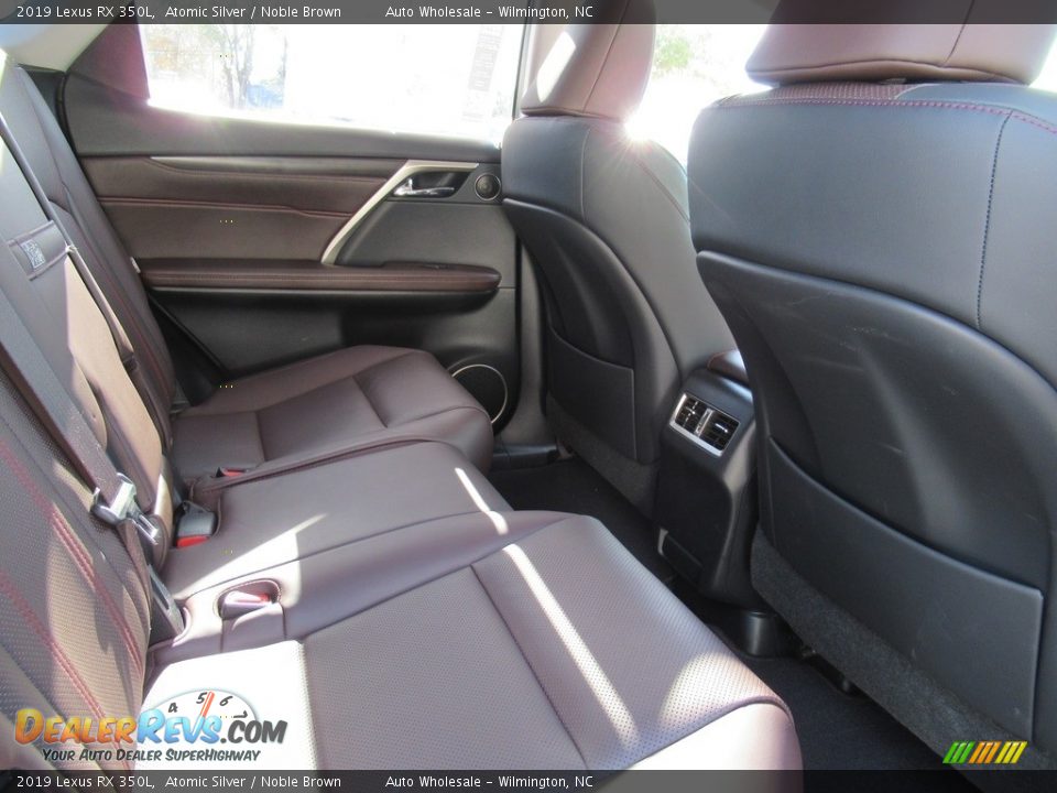 2019 Lexus RX 350L Atomic Silver / Noble Brown Photo #12