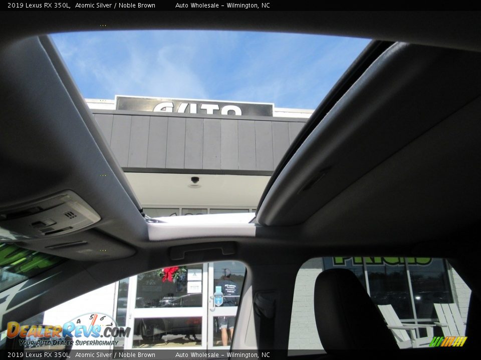2019 Lexus RX 350L Atomic Silver / Noble Brown Photo #13