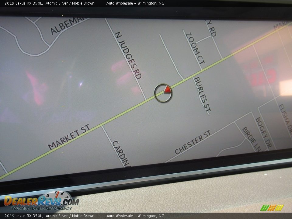 2019 Lexus RX 350L Atomic Silver / Noble Brown Photo #16