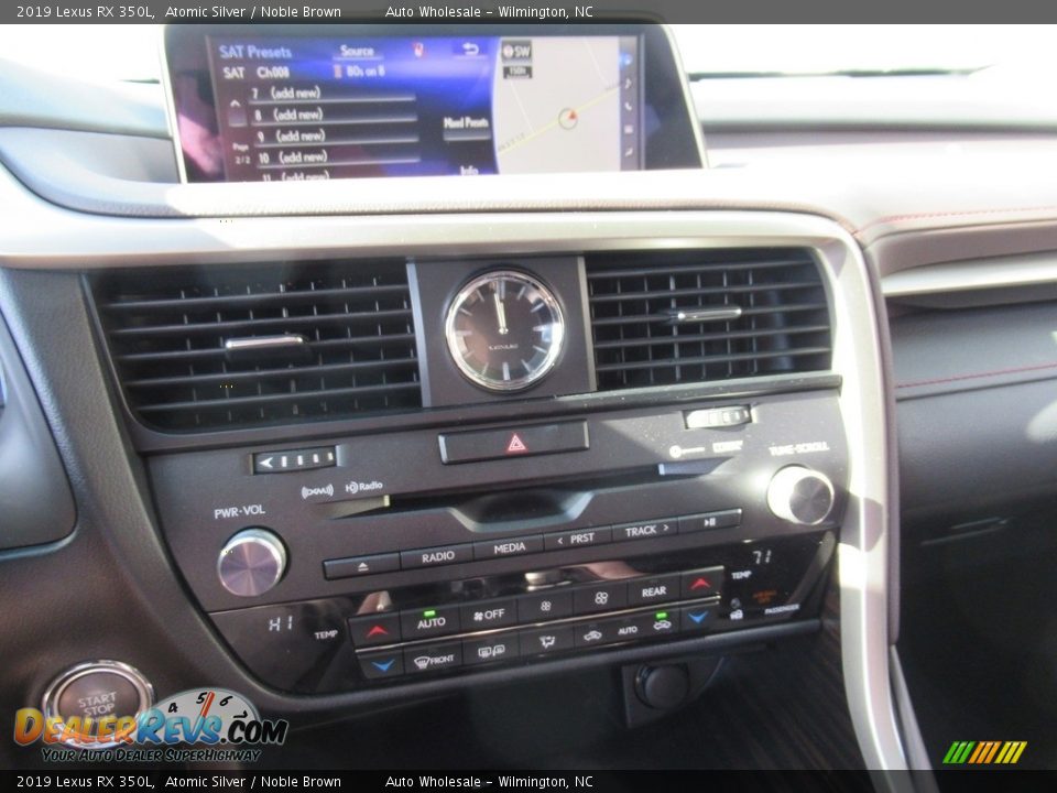 2019 Lexus RX 350L Atomic Silver / Noble Brown Photo #17