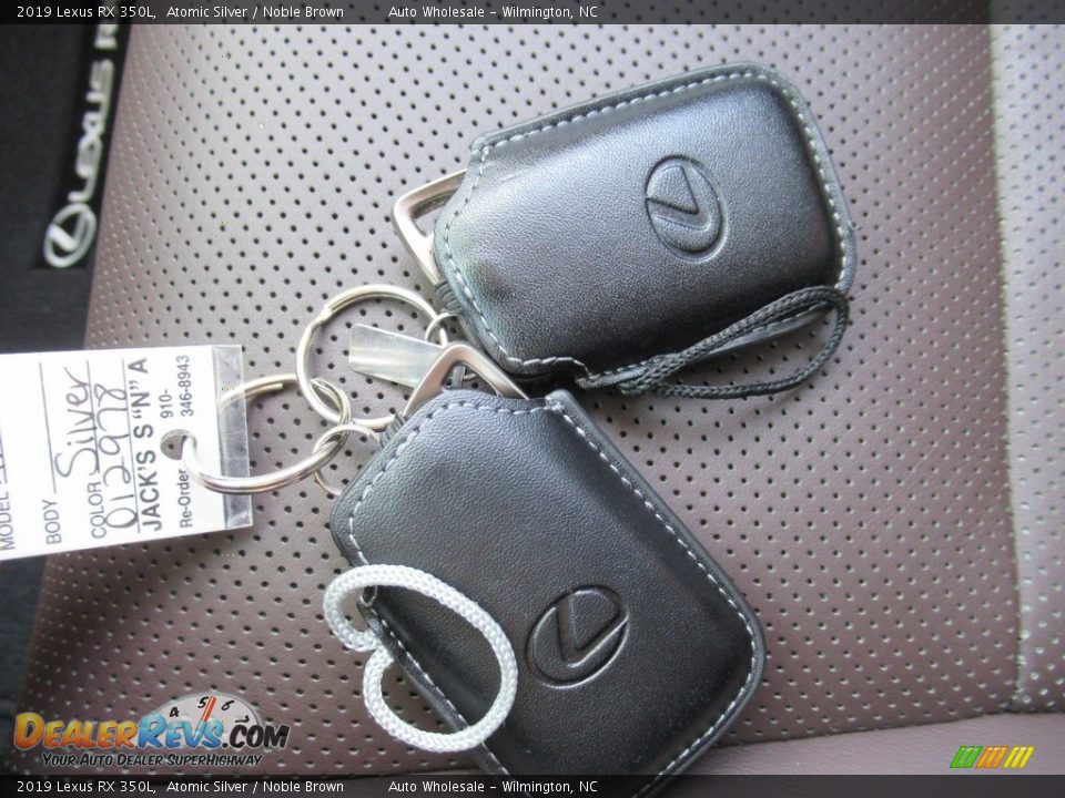 2019 Lexus RX 350L Atomic Silver / Noble Brown Photo #20