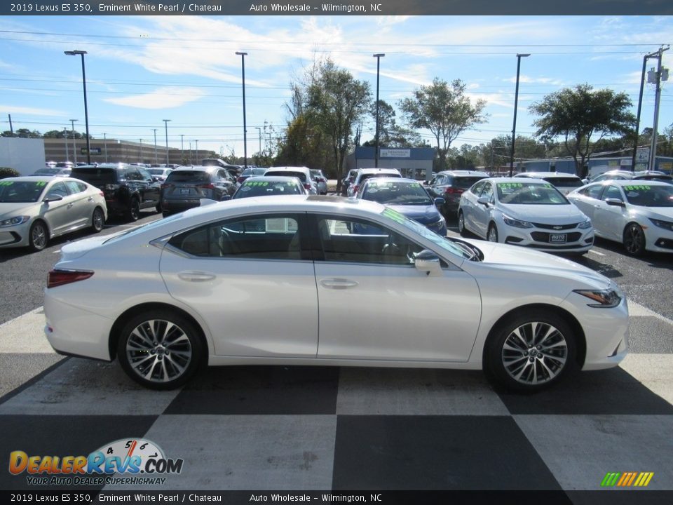 2019 Lexus ES 350 Eminent White Pearl / Chateau Photo #3