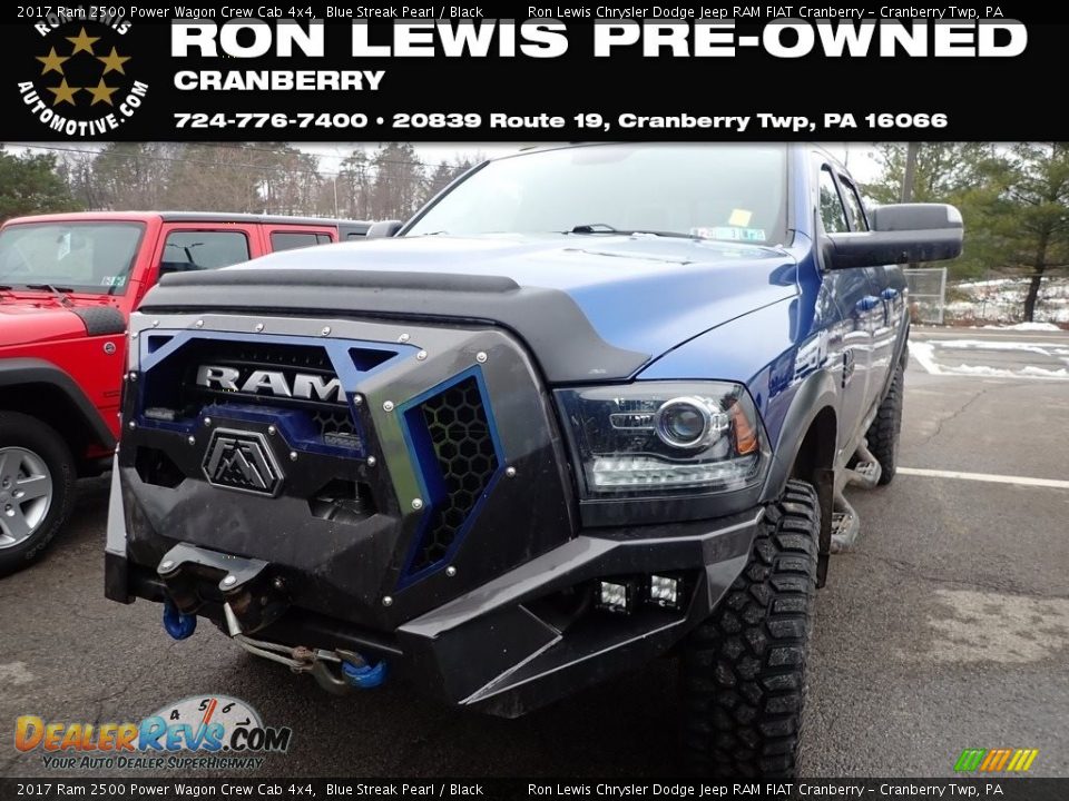 2017 Ram 2500 Power Wagon Crew Cab 4x4 Blue Streak Pearl / Black Photo #1