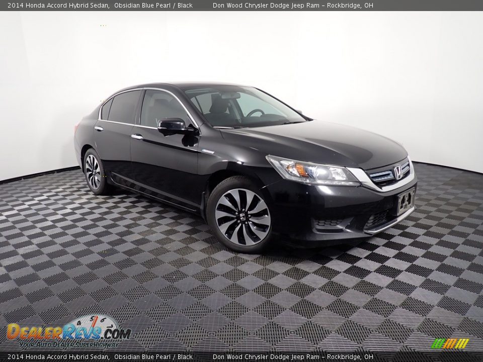 Obsidian Blue Pearl 2014 Honda Accord Hybrid Sedan Photo #3