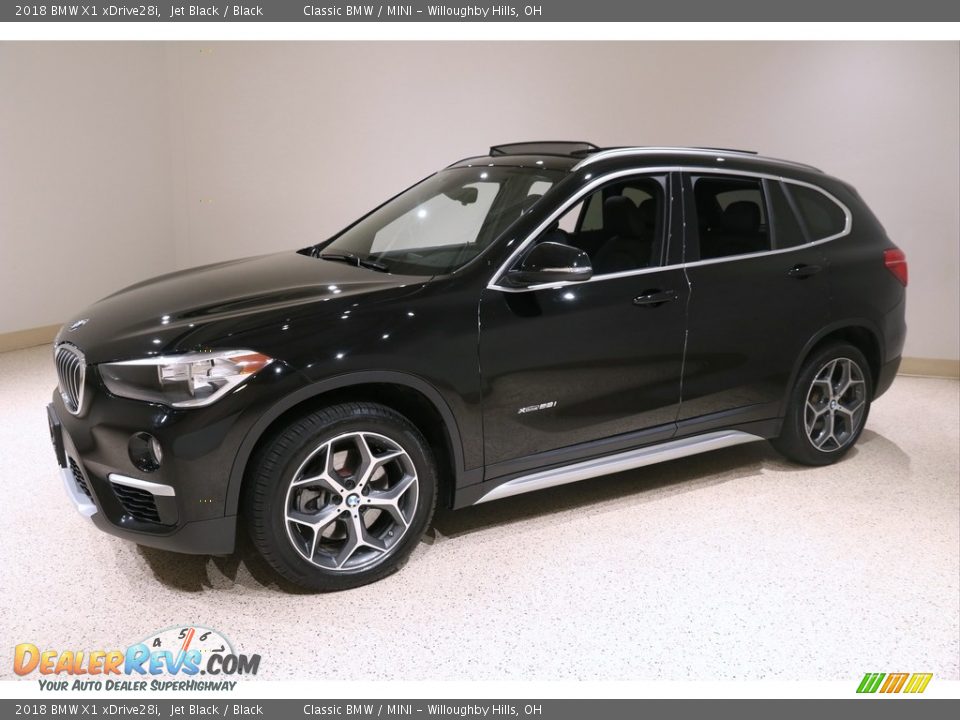 2018 BMW X1 xDrive28i Jet Black / Black Photo #3