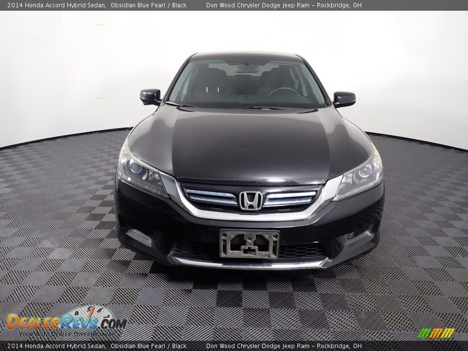 2014 Honda Accord Hybrid Sedan Obsidian Blue Pearl / Black Photo #5