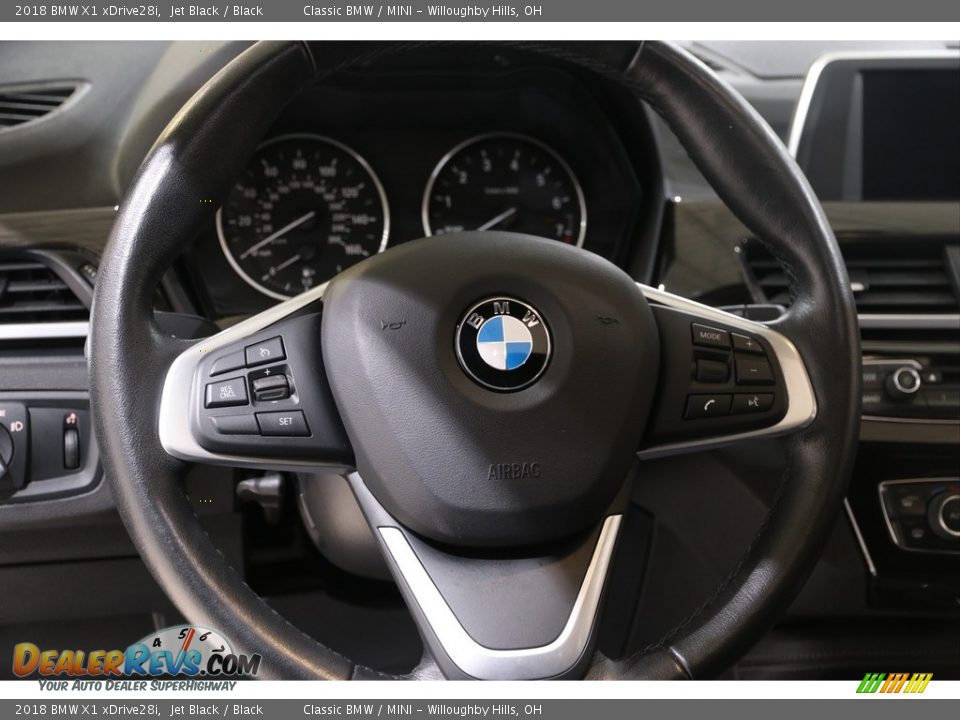 2018 BMW X1 xDrive28i Jet Black / Black Photo #7