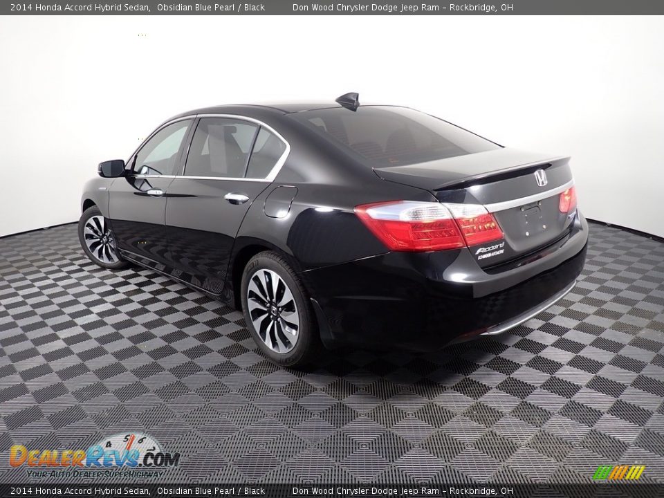 2014 Honda Accord Hybrid Sedan Obsidian Blue Pearl / Black Photo #11