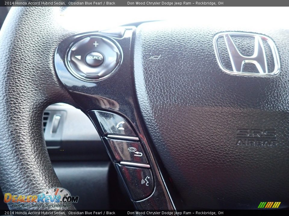 2014 Honda Accord Hybrid Sedan Obsidian Blue Pearl / Black Photo #23