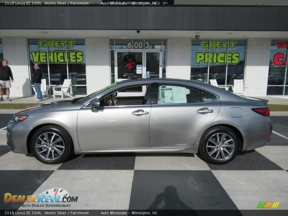 2018 Lexus ES 300h Atomic Silver / Parchment Photo #1