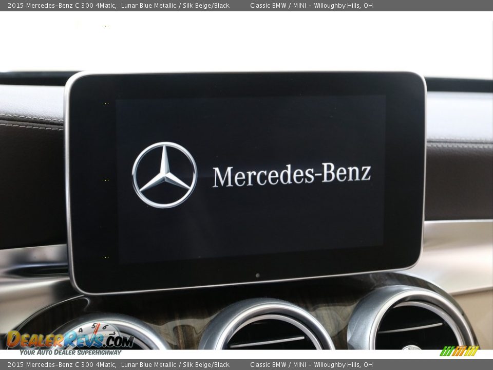2015 Mercedes-Benz C 300 4Matic Lunar Blue Metallic / Silk Beige/Black Photo #11