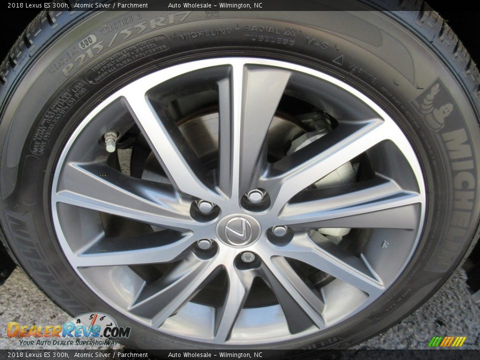 2018 Lexus ES 300h Atomic Silver / Parchment Photo #7