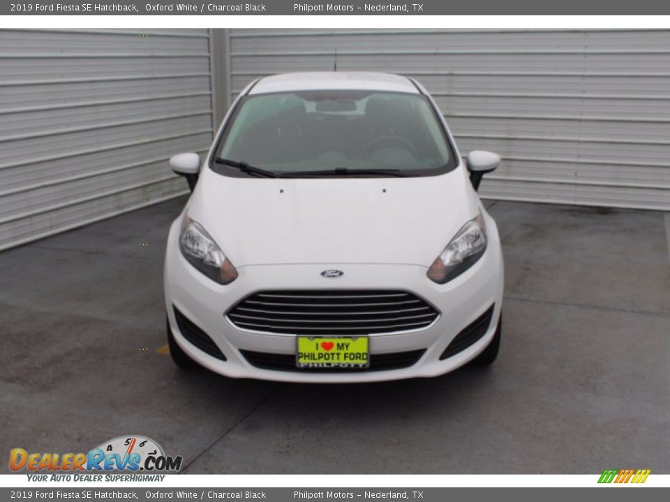 2019 Ford Fiesta SE Hatchback Oxford White / Charcoal Black Photo #3